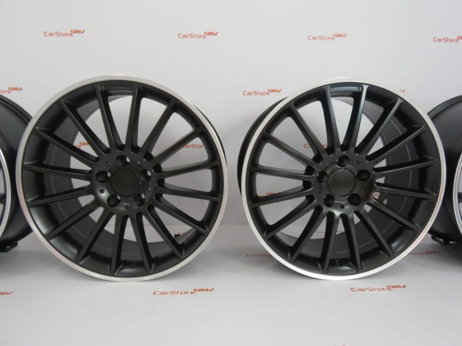 Jantes look Mercedes C63 AMG 19 x  8 et45 +9 et54 5x112 Black