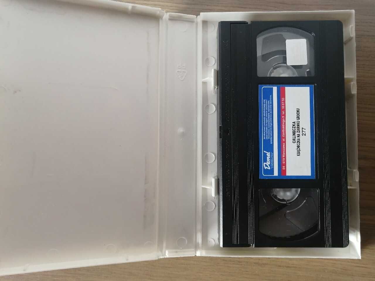 "Calineczka - Księżniczka na ziarnku grochu" Kaseta video.Mało używana