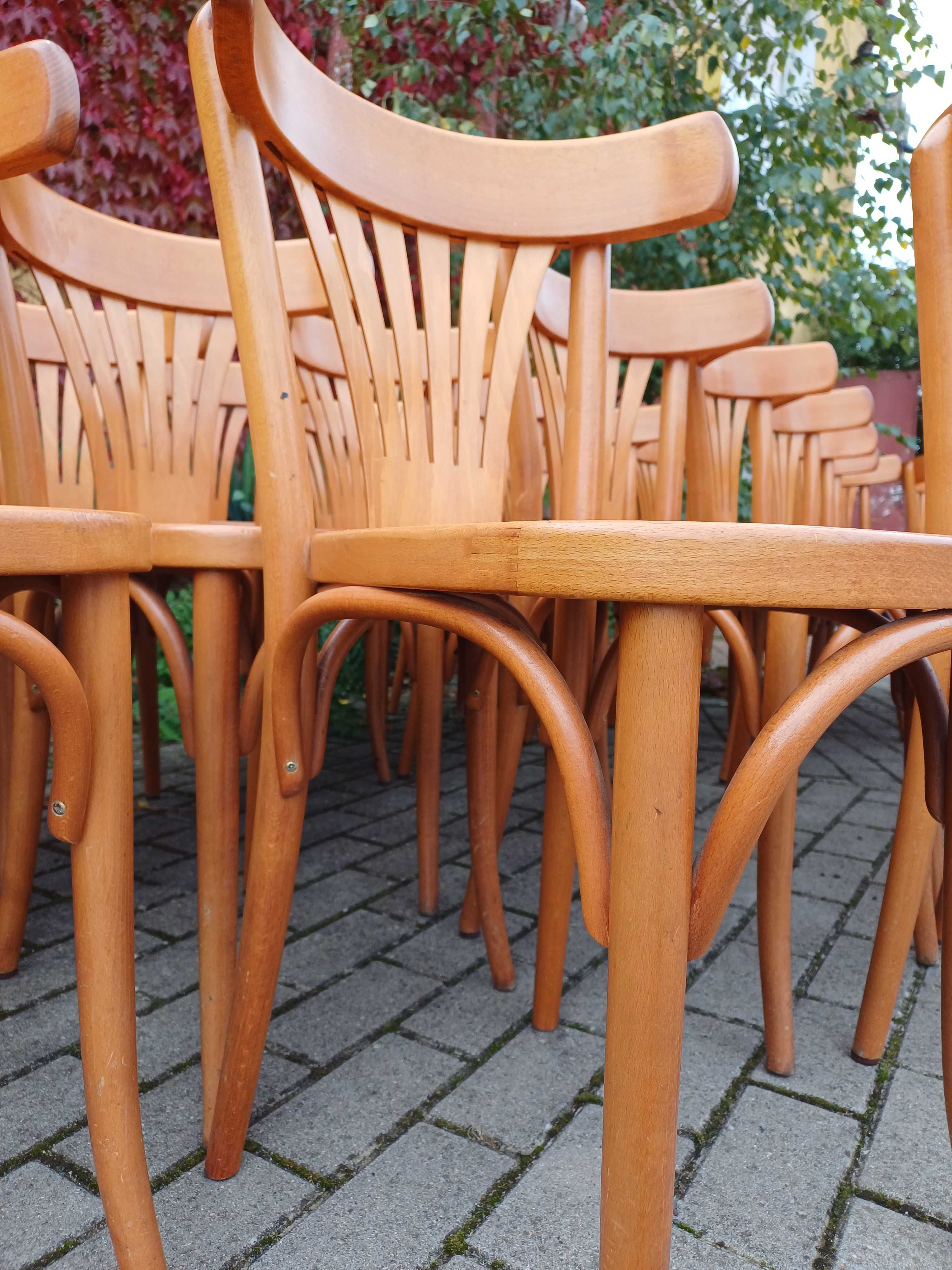 Krzesło krzesła jak thonet bistro gięte vintage radomsko