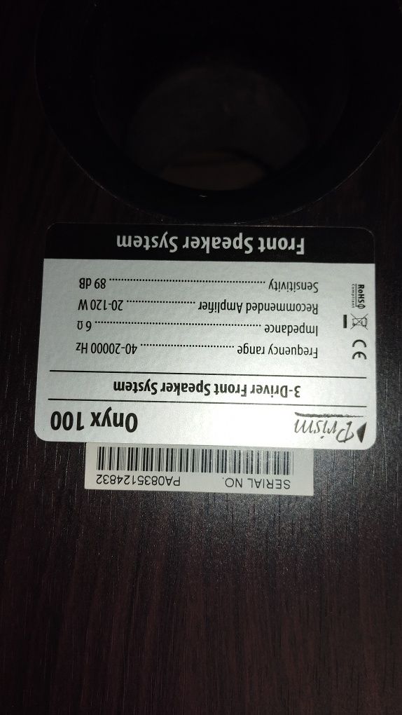 Zestaw kolumn Prism Onyx 100