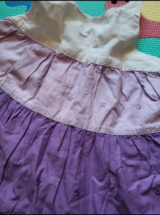 Sukienka bawelniana niemowlęca H&M  rozm 86