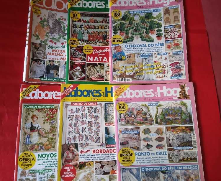 5€ 6 Revistas Labores del Hogar