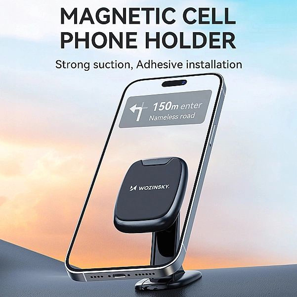 Uchwyt Wozinsky WUMTD na telefon magnetyczny na deskę rozdzielczą w sa