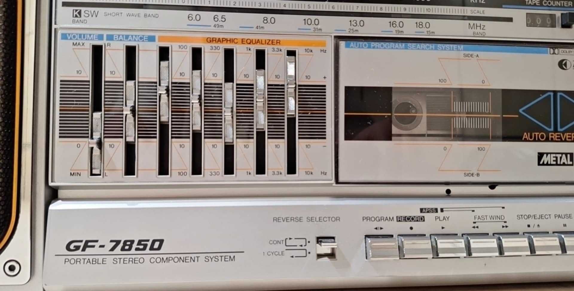 Radiomagnetofon SHARP GF-7850 H