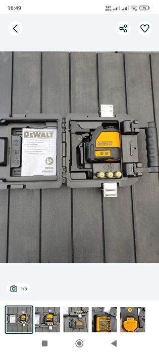 Laser krzyżowy DeWalt
