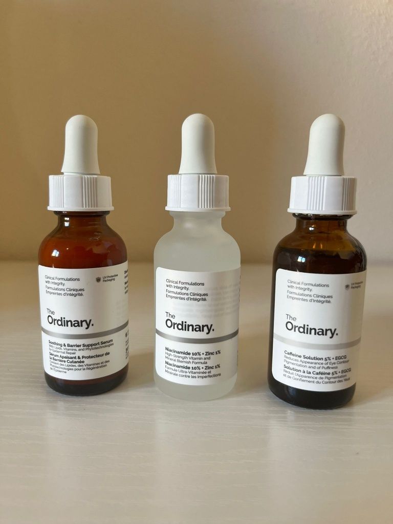 Skin care combo The ordinary