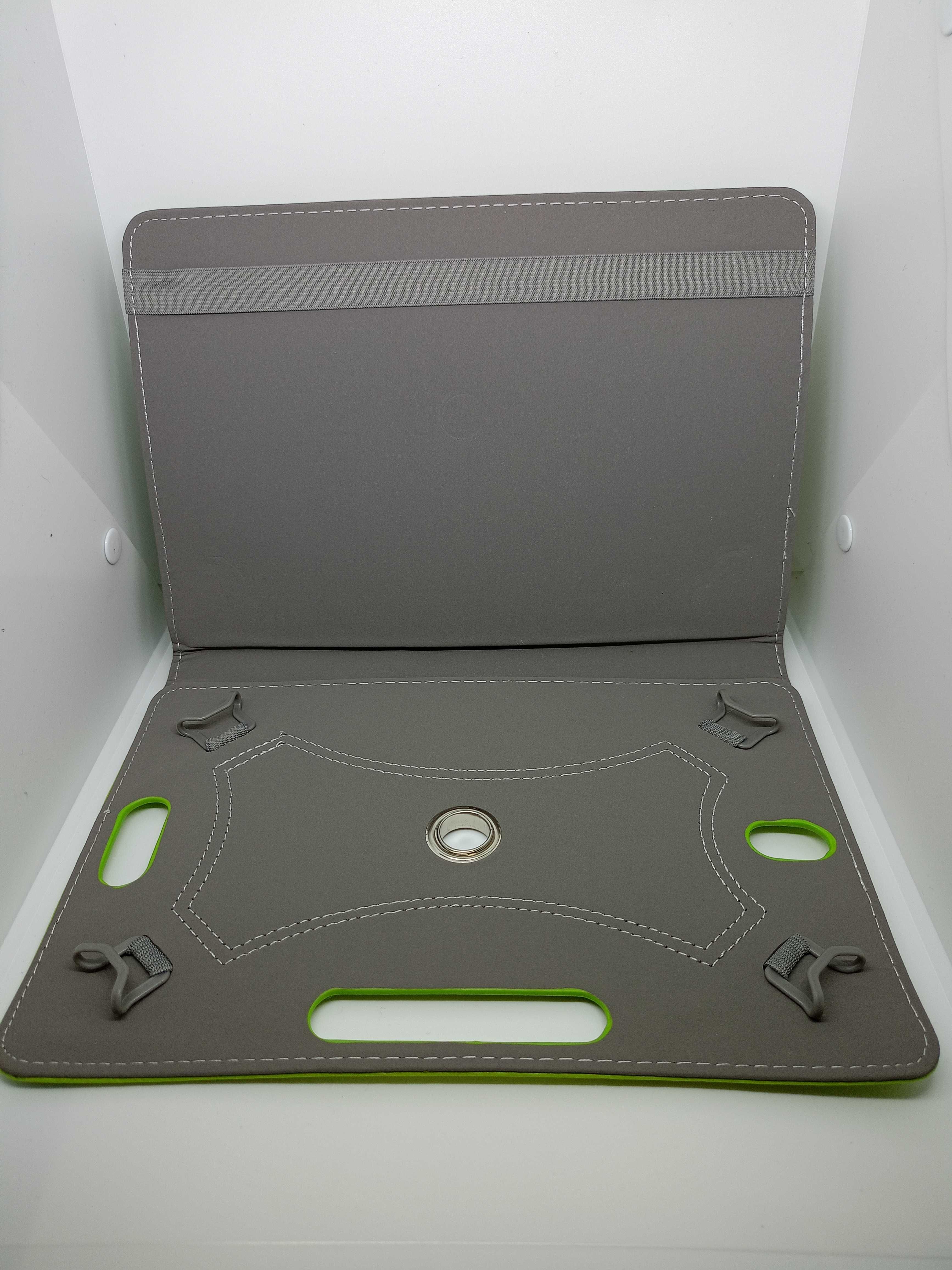 Etui obrotowe, pokrowiec na tablet do 10". Zielony. NOWY.