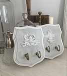 Komplet wieszaków na klucze shabby chic