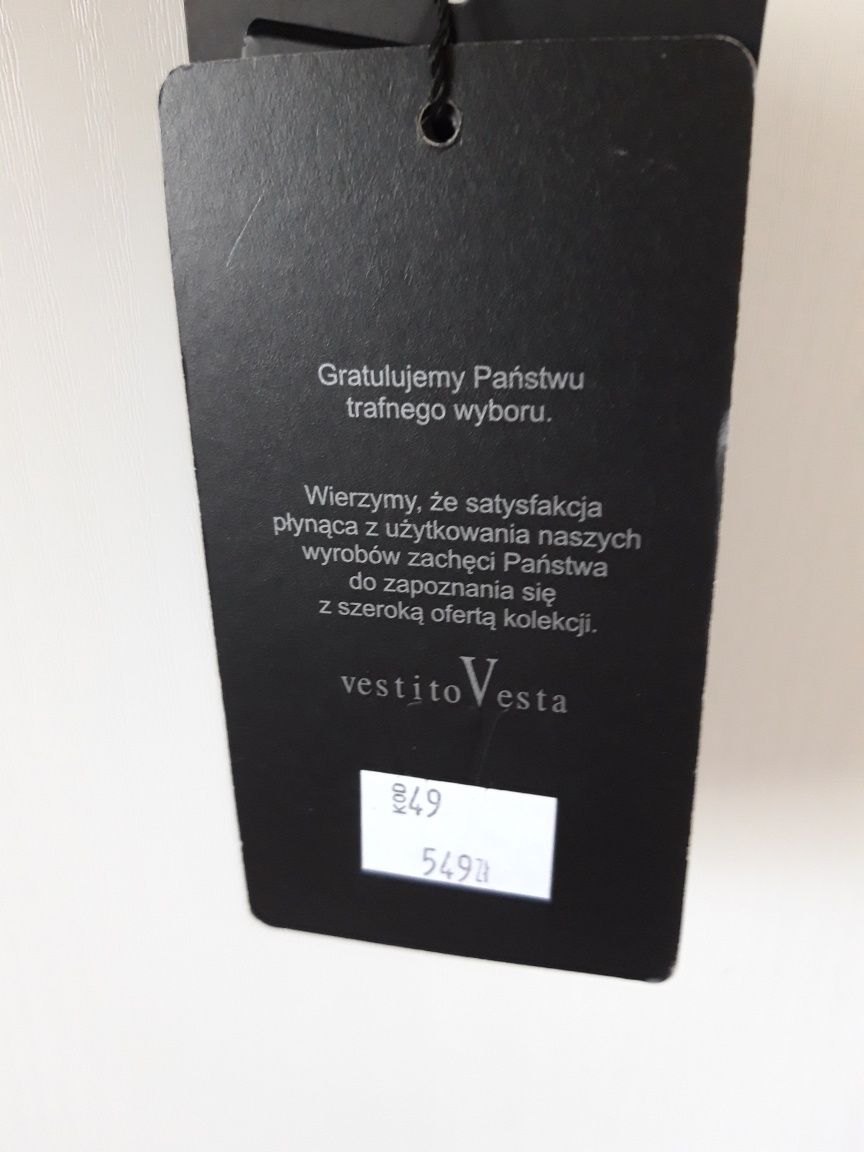 Vestito Vesta Garnitur męski nowy z metką rozmiar 52 slim fit
