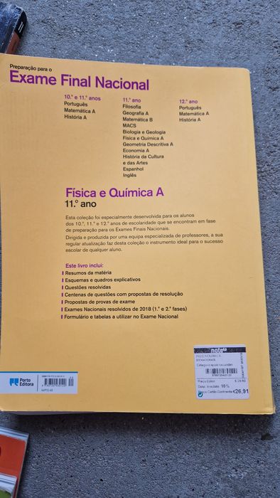 Livro exame Físico Quimica 11 ano