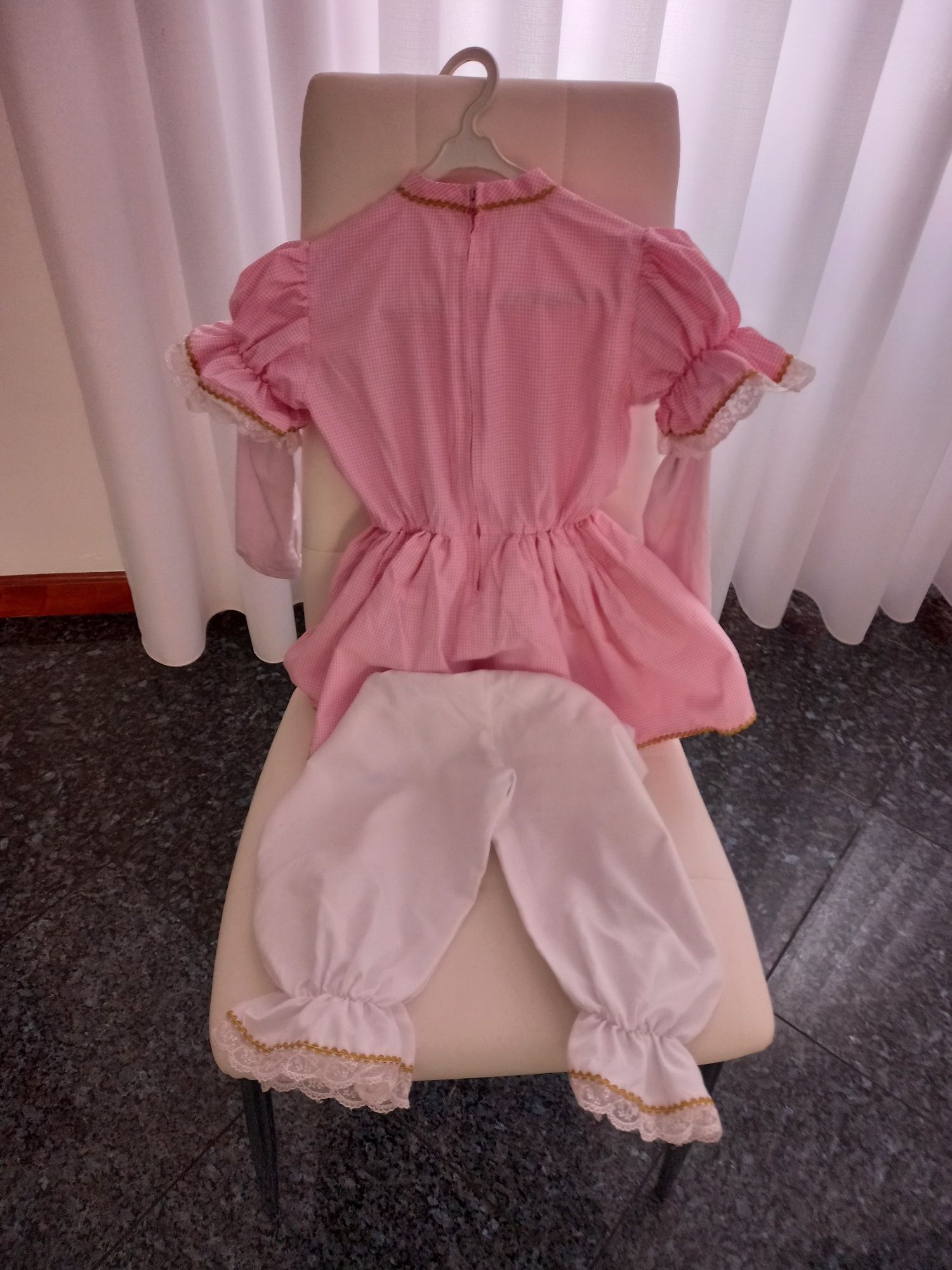 Disfarce de Carnaval Vestido Minie rosa