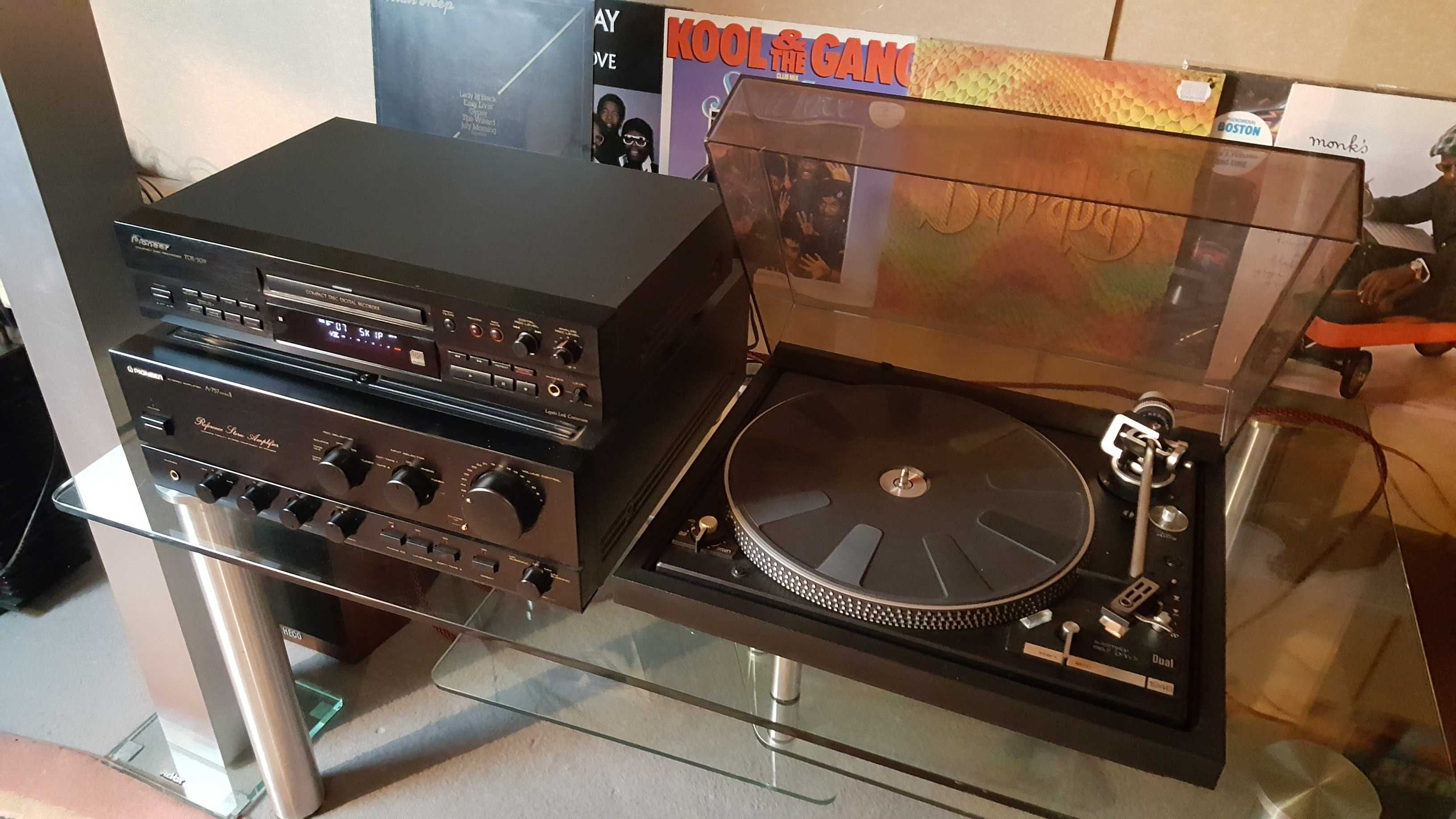 Wieża zestaw Revox Pioneer recorder PDR 509 odtwarzacz + A757