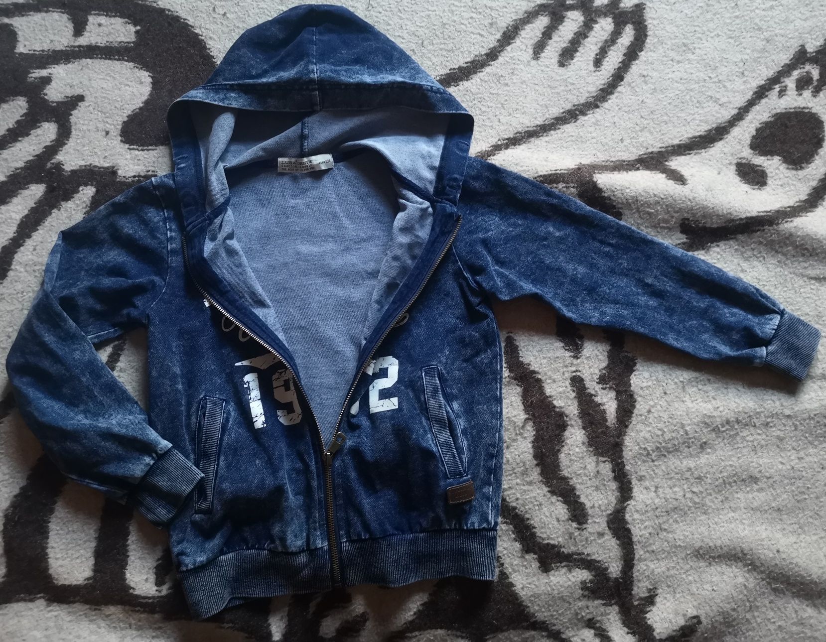 Bluza jeansowa z kapturem