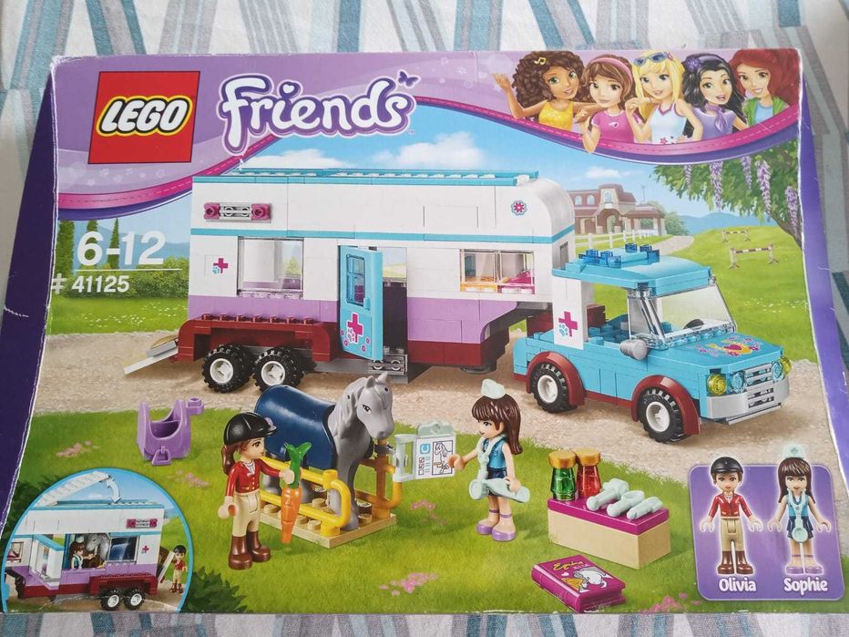LEGO friends Przyczepa lecznicza dla koni