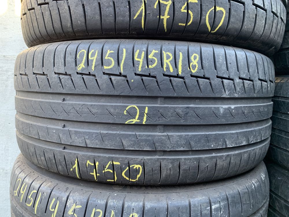 Літні вживані шини 245/45R18Continental Premium Contact 6