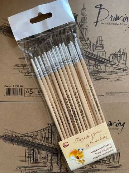 Акварель 12 цветов "Захоплення" пластик -  "Колорит тон" картон.