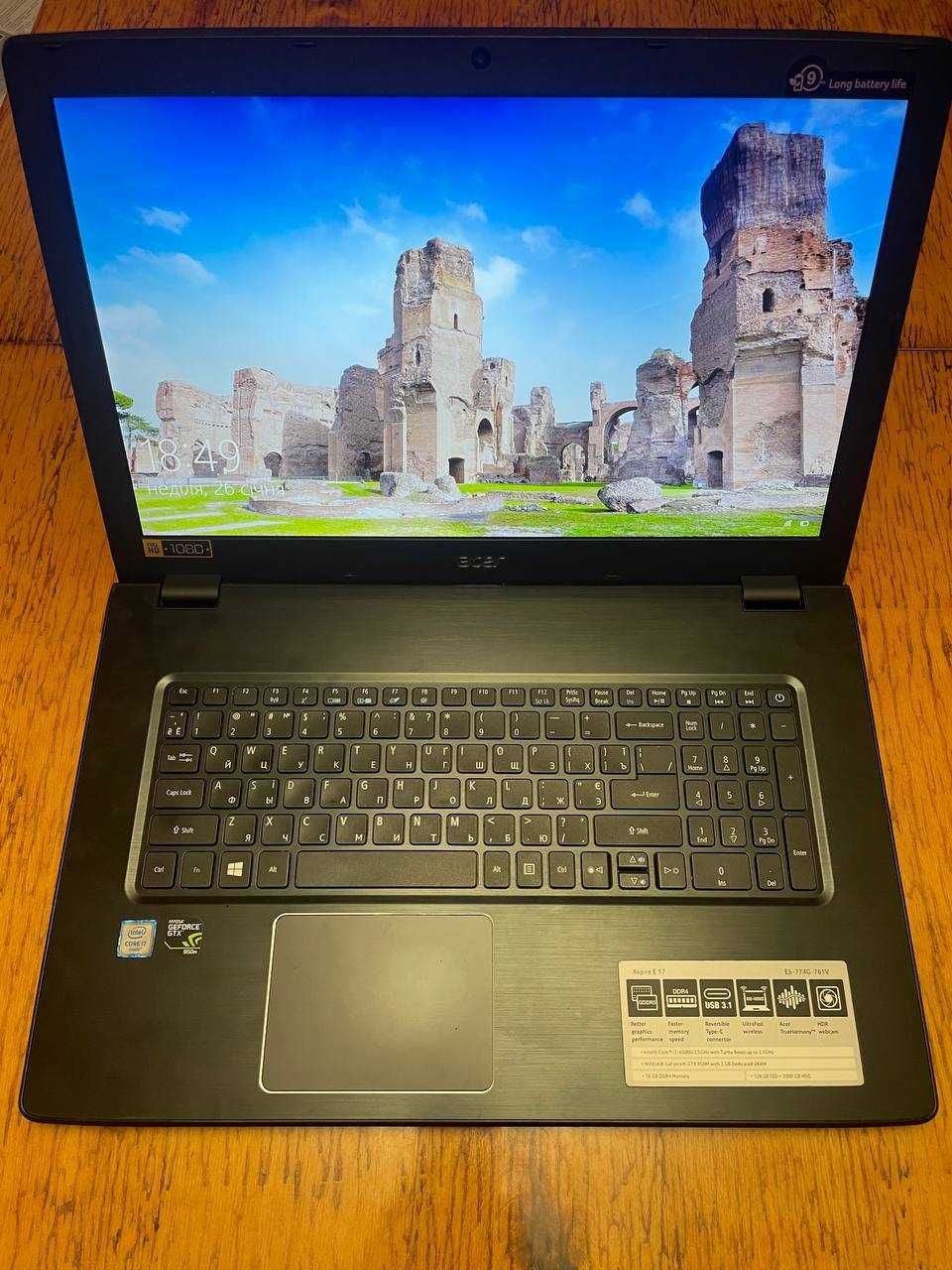 Ноутбук Acer Aspire E5-774G-77F5 (NX.GEDEU.037) Black