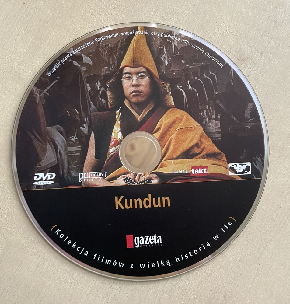 Kundun biografia Dalaj Lamy DVD