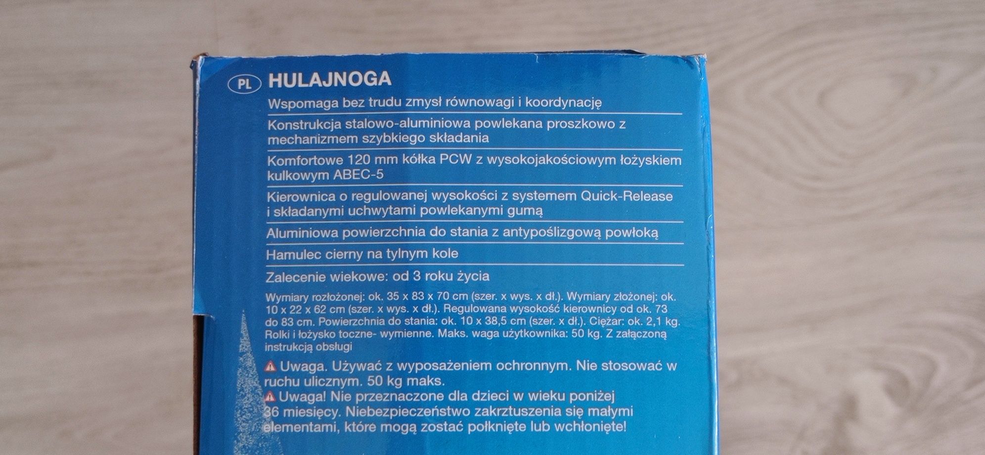 Hulajnoga dla dziecka w wieku 3 +. Nowa!