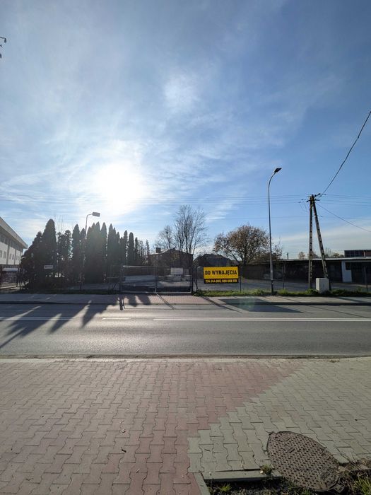 Wynajmę działkę usługową w atrakcyjnej lokalizacji Kraków-Łokietka.