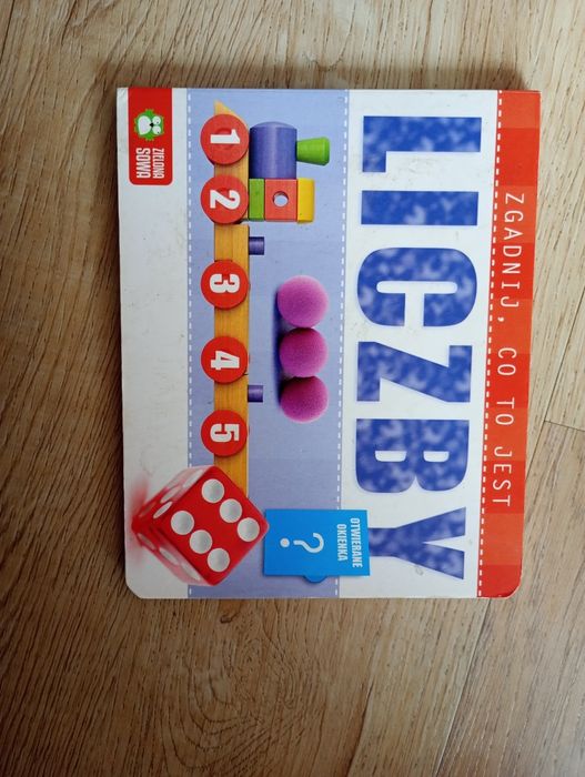 Książeczka do nauki liczenia Liczby otwierane okienka