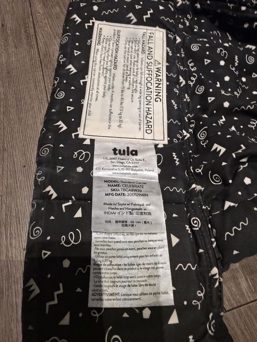 Tula standard celebrate nosidełko