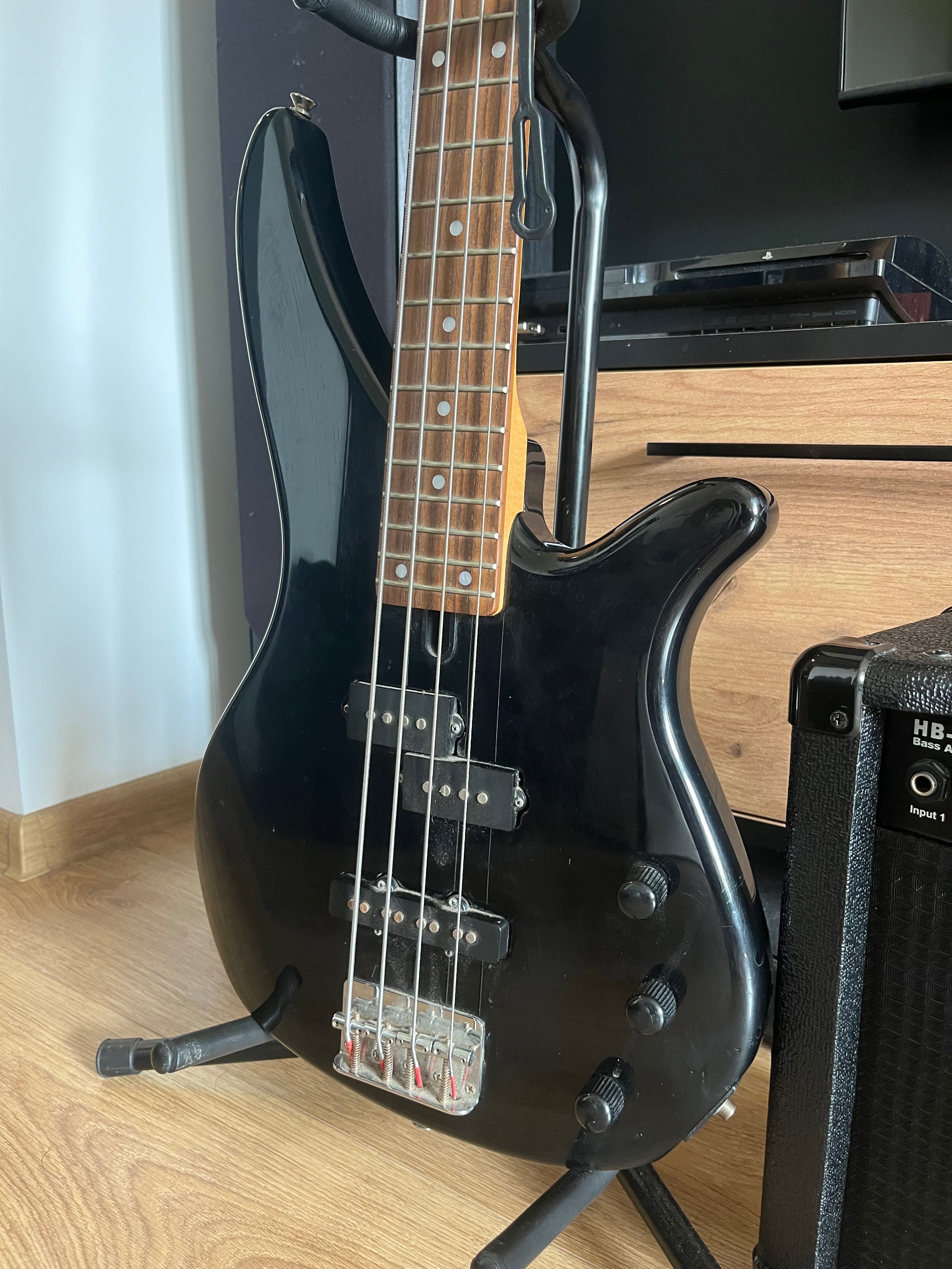 BASS Yamaha RBX + Wzmacniacz HB-20B Zestaw gitara basowa PJ Precision