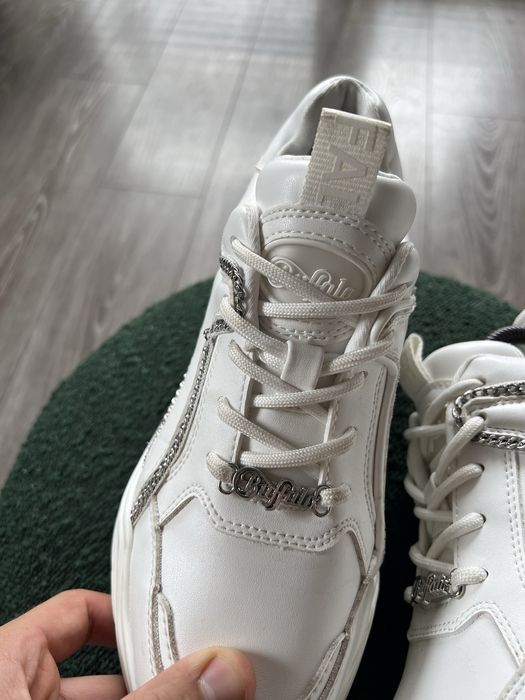 Eleganckie Buty luxury skórzane platform Buffalo Boots Vegan,