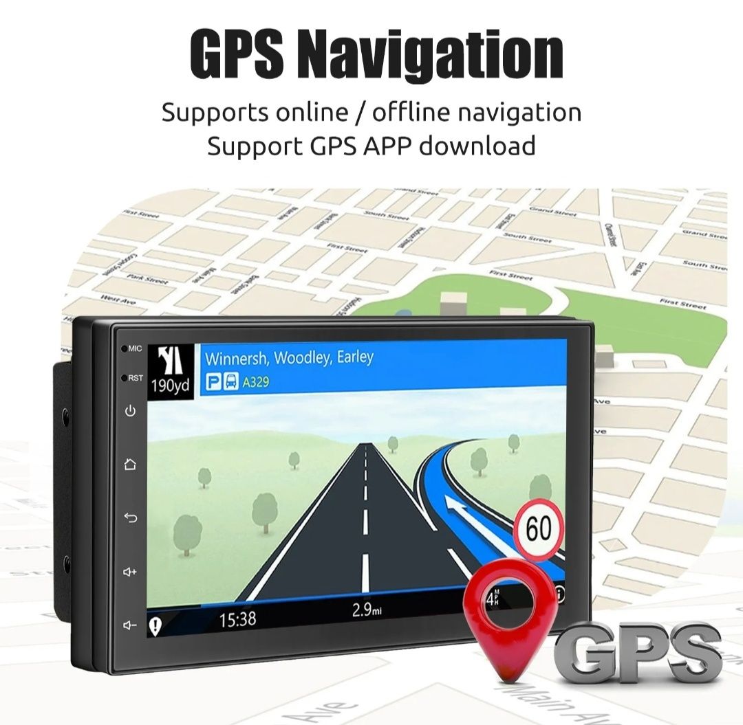 ‼️TOP‼️ Android магнітола 2/32, 4/64 ГБ, Carplay, Android Auto, GPS