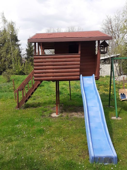 Domek drewniany dla dzieci ogrodowy