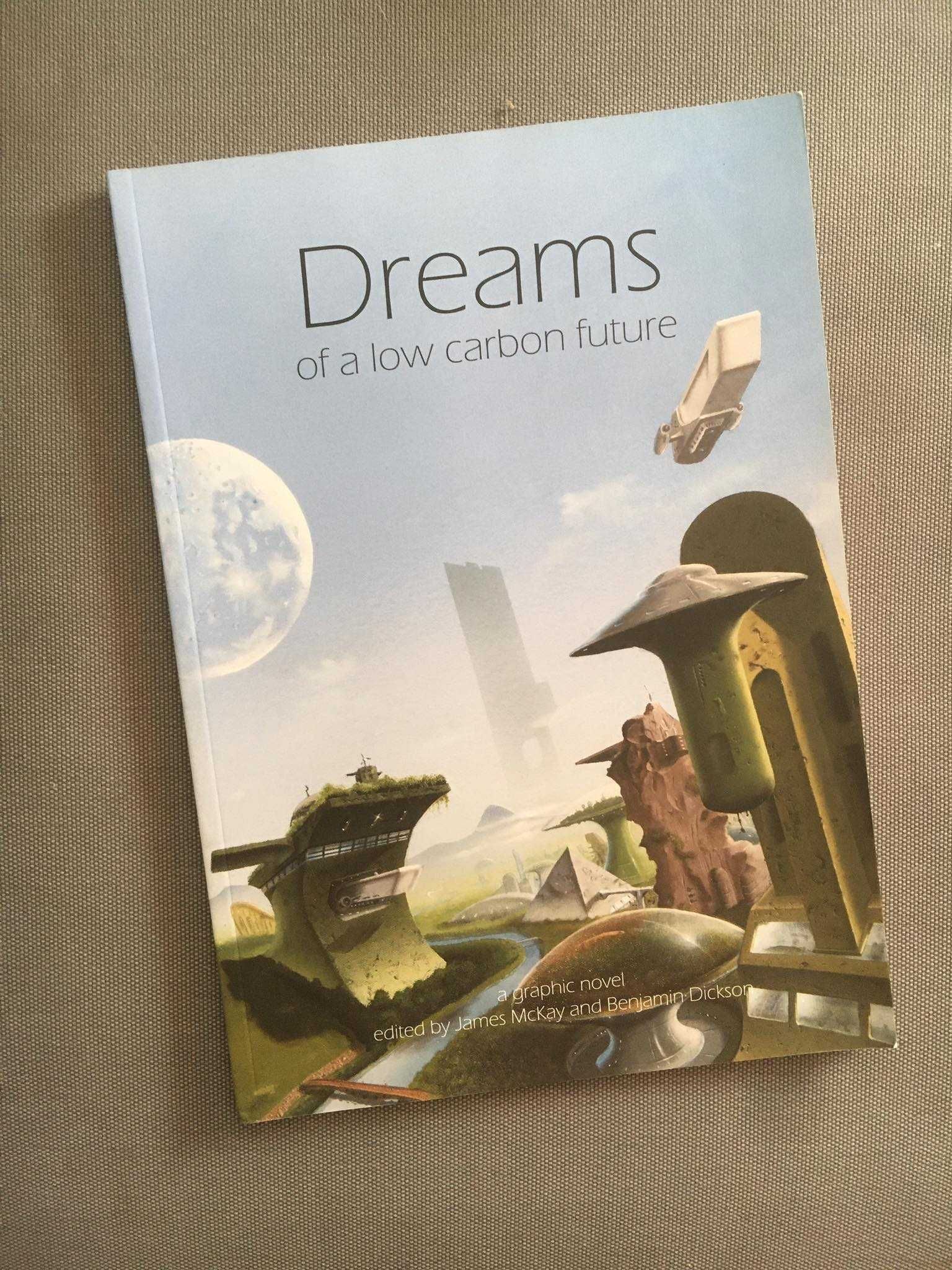 Livros BD "Dreams of a low carbon future" e "Drones"