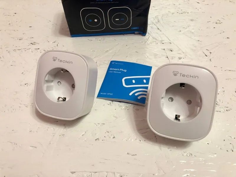 Розумна смарт-розетка Smart Plug Teckin SP22 Wi-Fi 2 шт