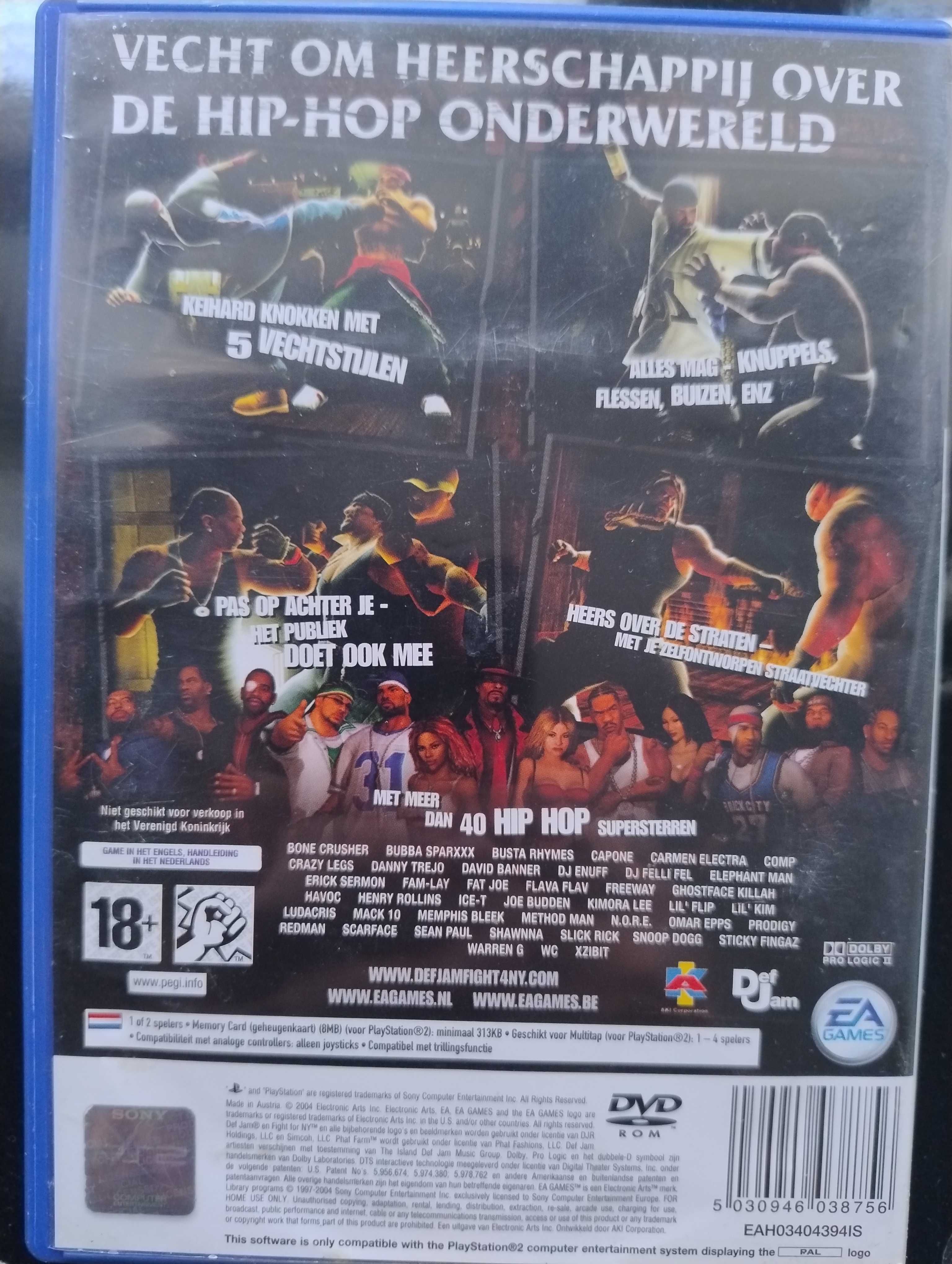 Def Jam: Fight for NY ps2 eng