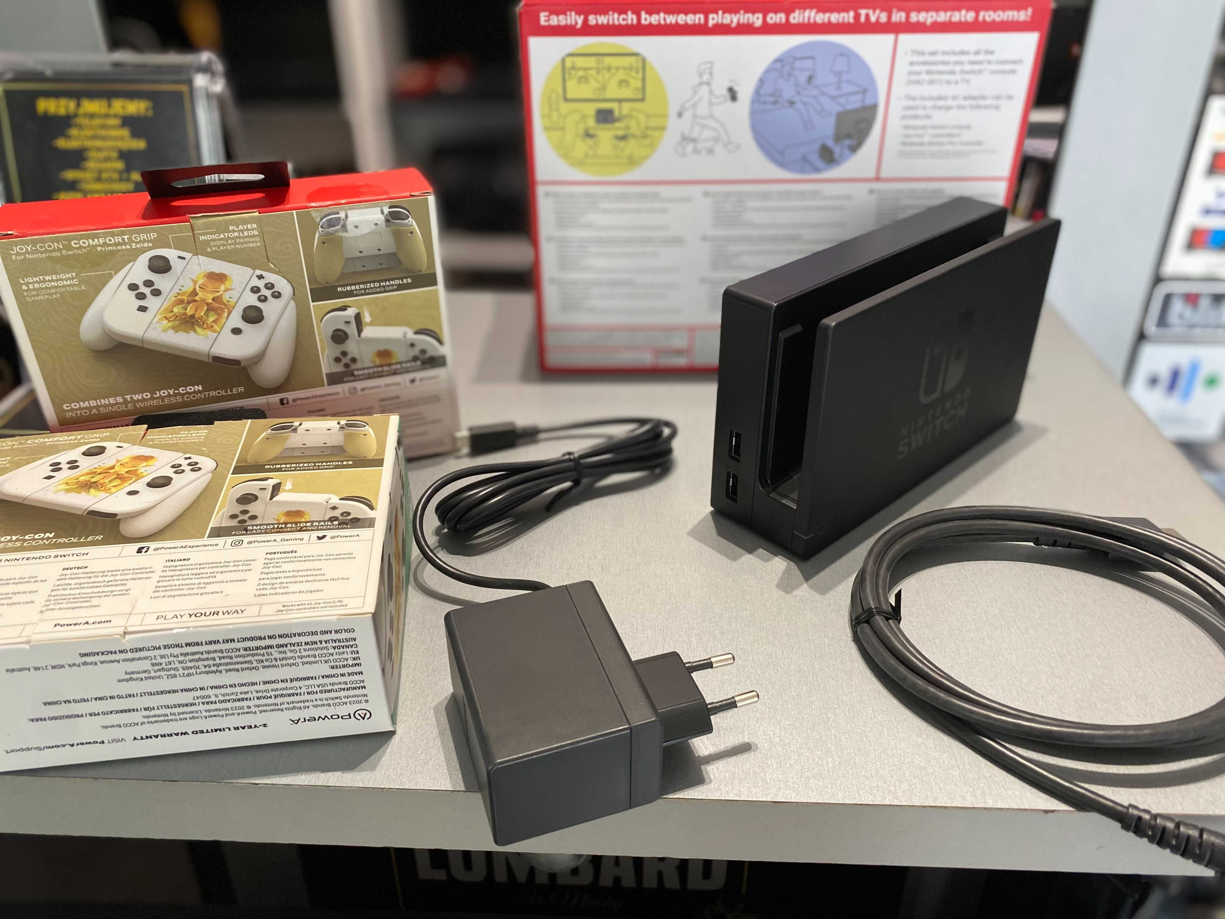 Nintendo Switch Dock Set Charging system+ joy-con zelda