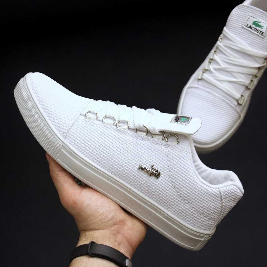 Мужские кеды Лакост 4 цвета повседневные кеды Lacoste лакоста 4 цвета