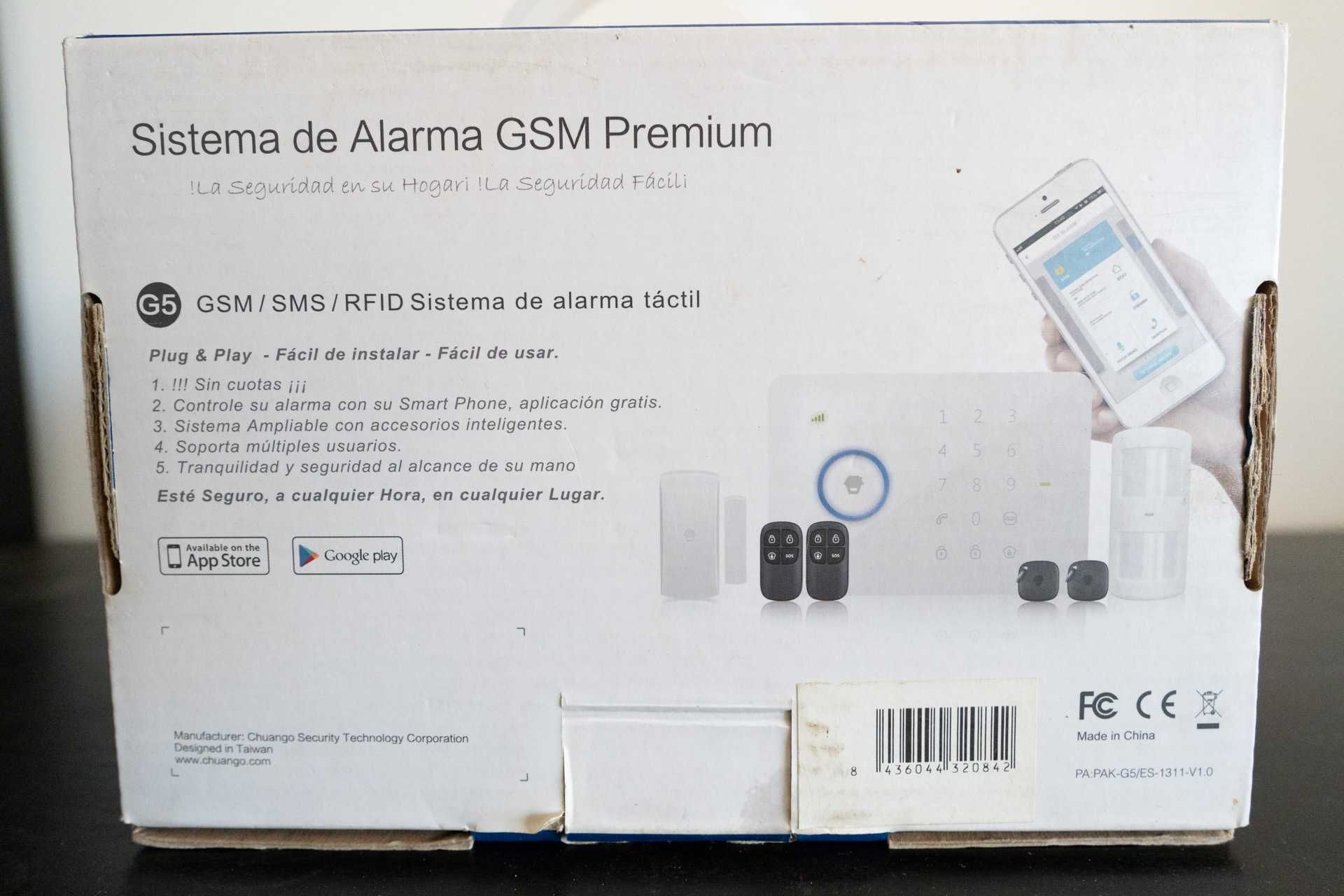 Chuango Sistema de Alarme - Alarm system for house, garage office etc