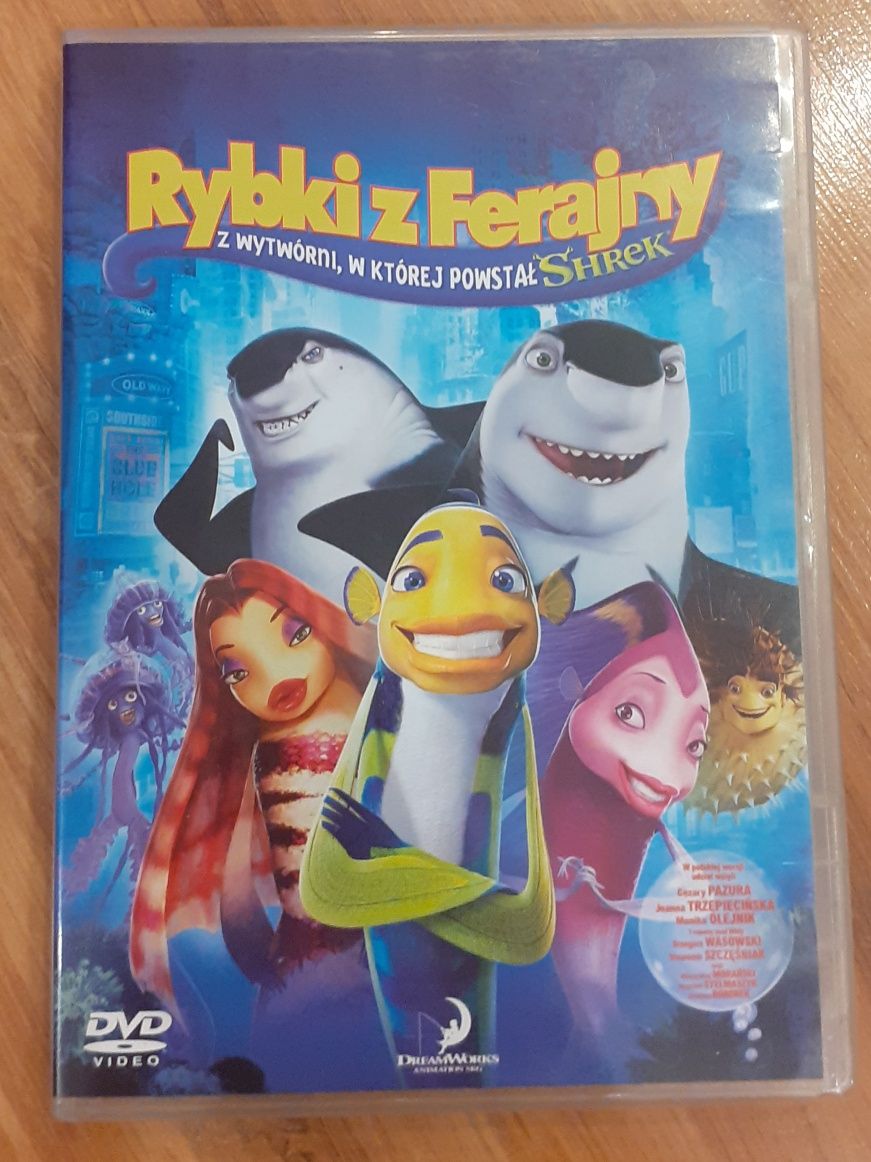 płyta dvd z bajką rybki z ferajny