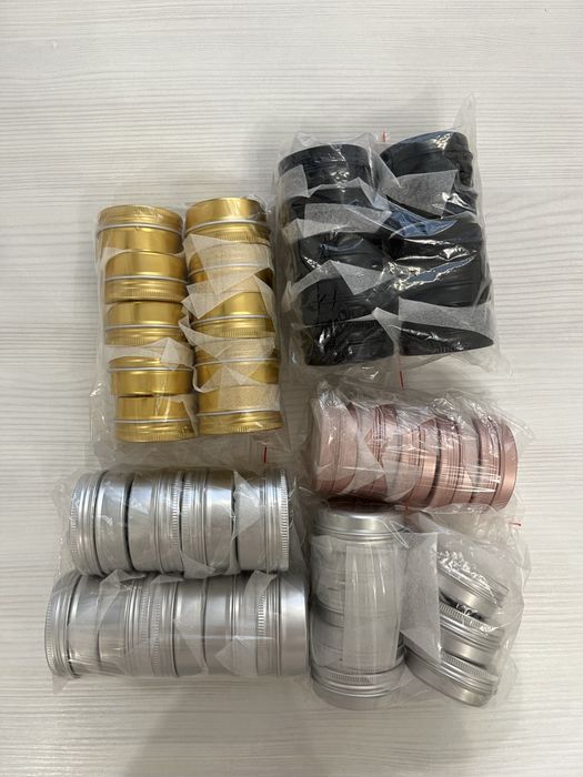 Алюмінієві баночки різного розміру. 450 грн за все
