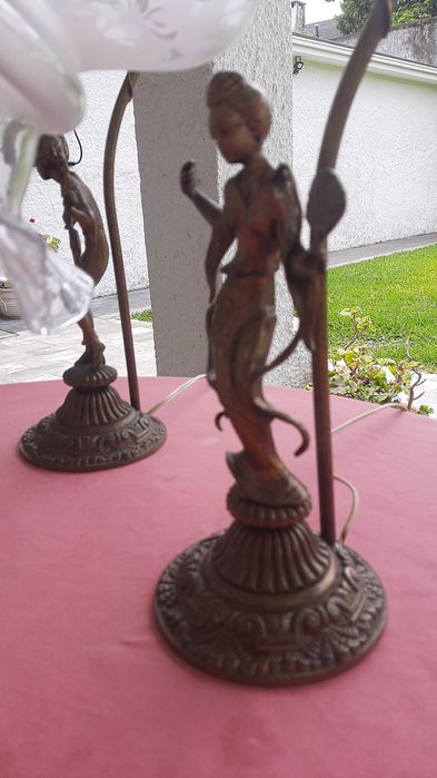 Par de candeeeiros em ferro