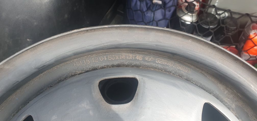 Диск колесный діск колеса R14 4x100 Hundai Gets lanos