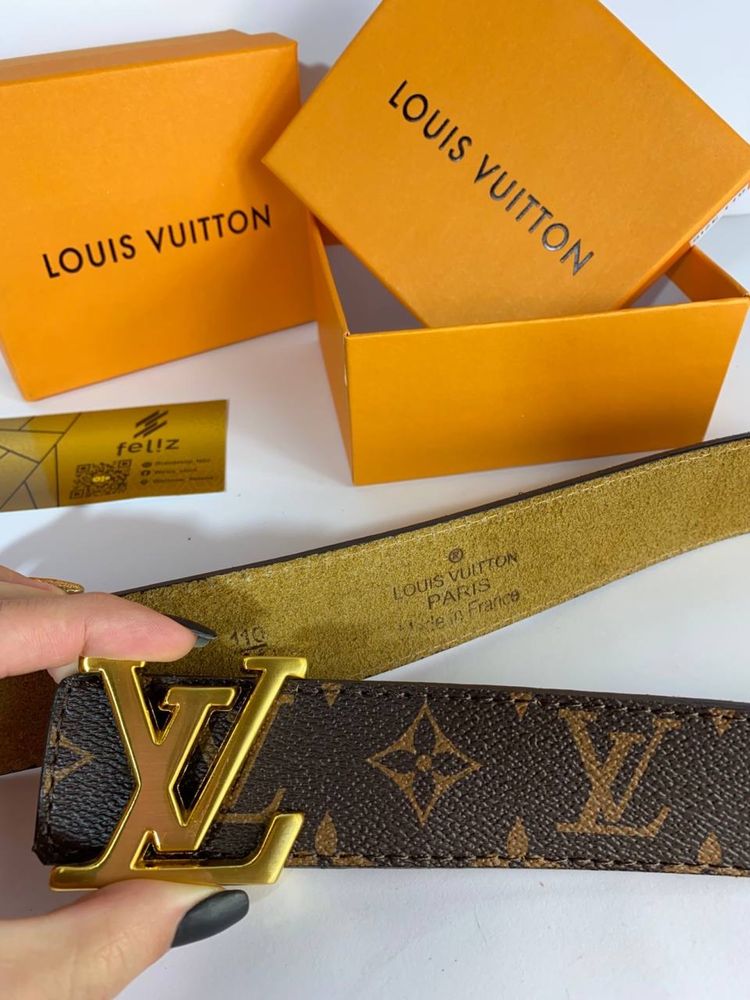 Pasek męski Louis Vuitton monogram w pudełku