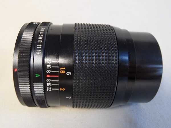 2 obiektywy KENLOCK stało ogniskowe 135 i 200 mm bagnet canon