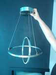 Lampa sufitowa podwójna LED