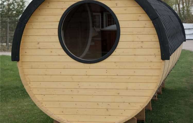 Sauna fińska Ogrodowa Beczka 3m ruska bania sauna fińska sucha parowa