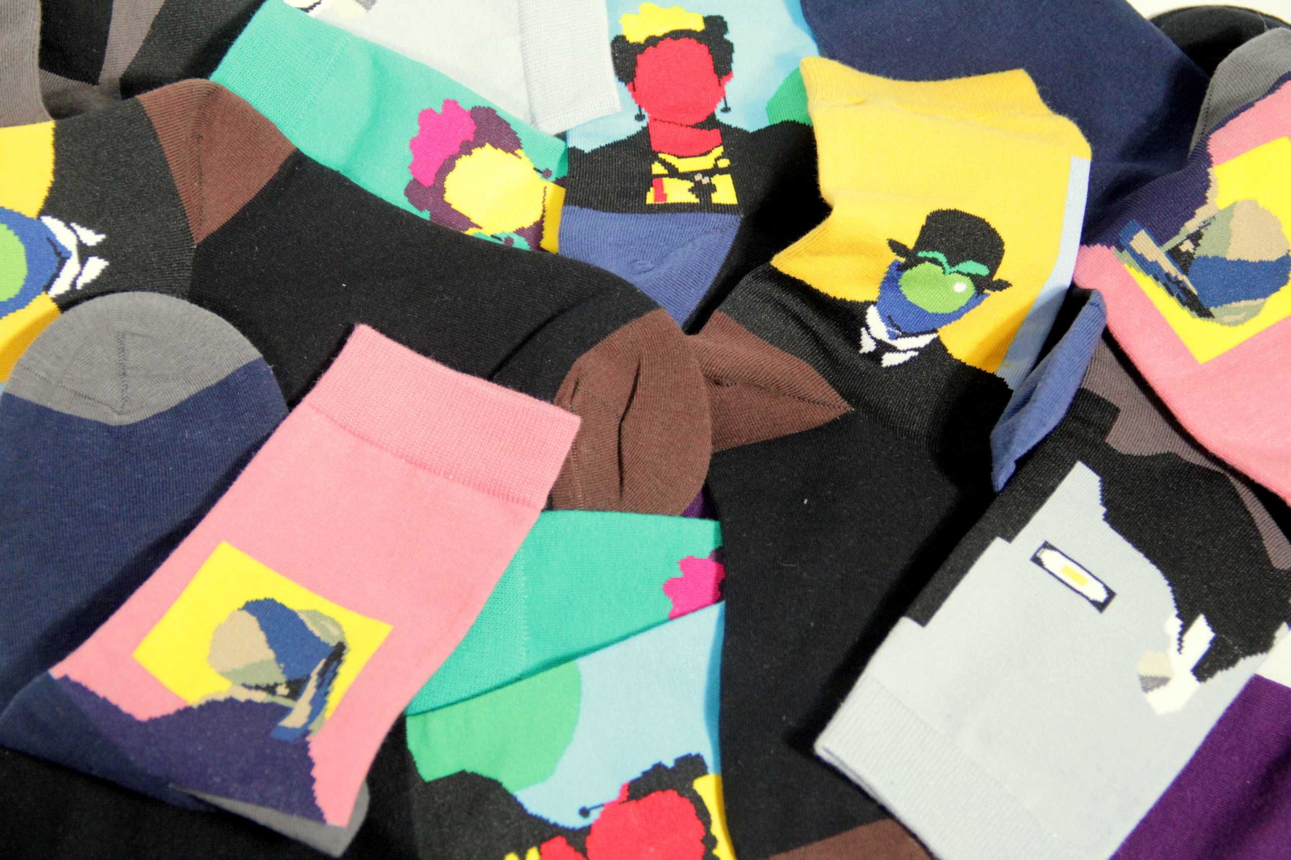 NOWE Skarpetki Frida Kahlo obrazy, śmieszne, crazy socks
