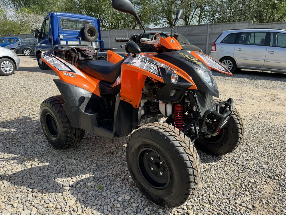 Quad Adly Atv-320 Tylko 3800 KM GWARANCJA Bezwy Homologacja L7e Raptor