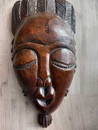 Drewniana duża maska na ścianę 41 x 25
