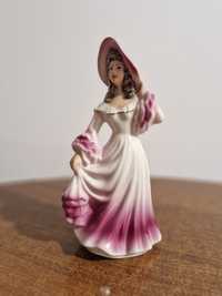 Figurka porcelanowa Jan Jezel,  kobieta w kapeluszu