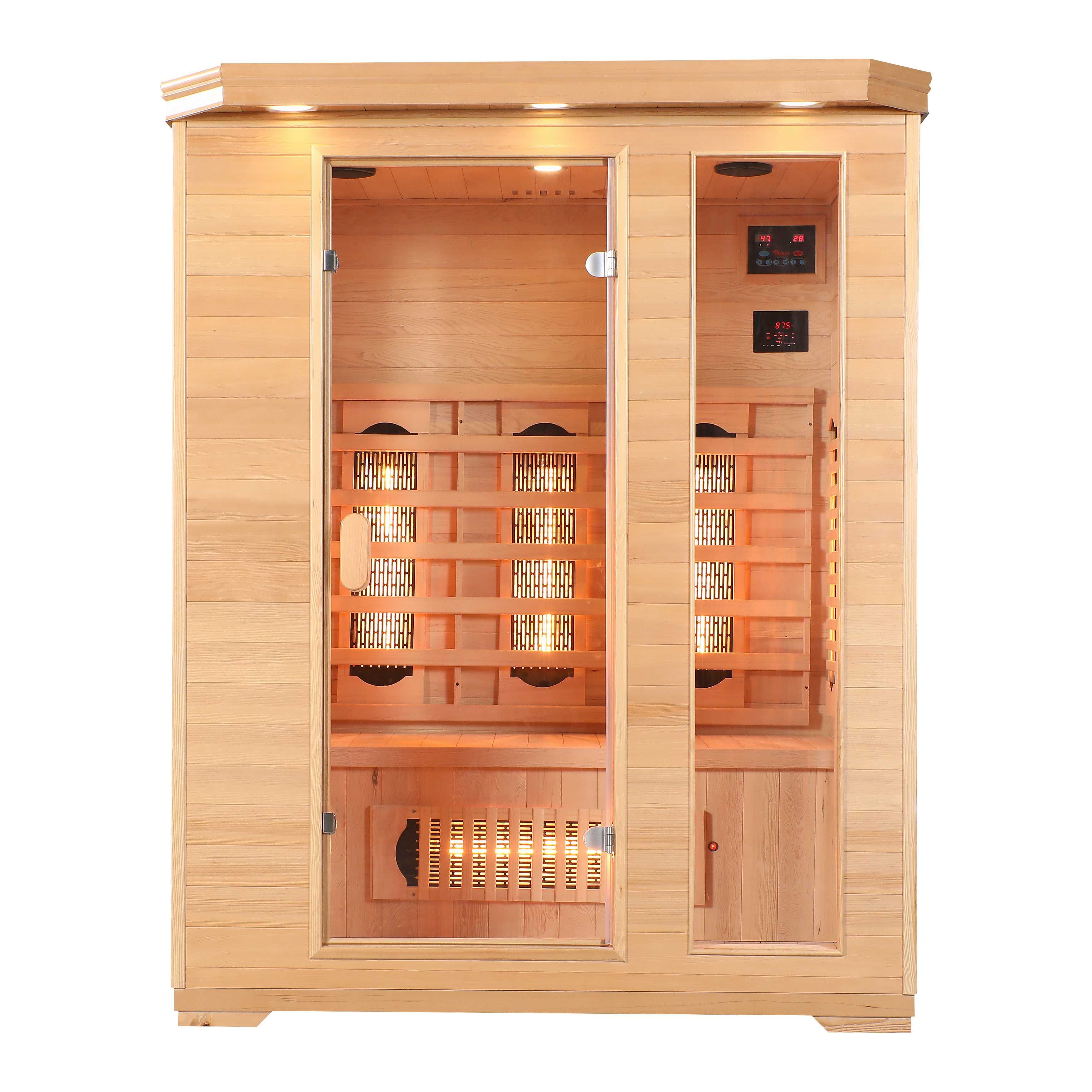 SAUNA INFRARED VENEZIA MAXI  75°C 8 promienników kwarcowych