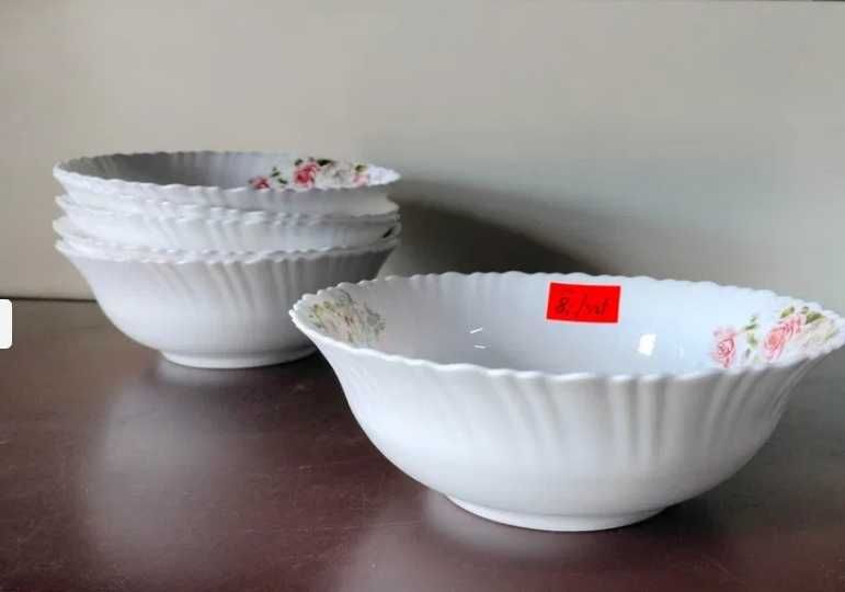 MISKA tradycyjna kolekcjonerska porcelanowa 4 sztuki antyki ozdobna